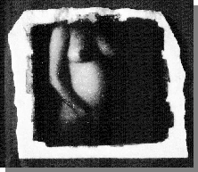 Pregnant woman on marble